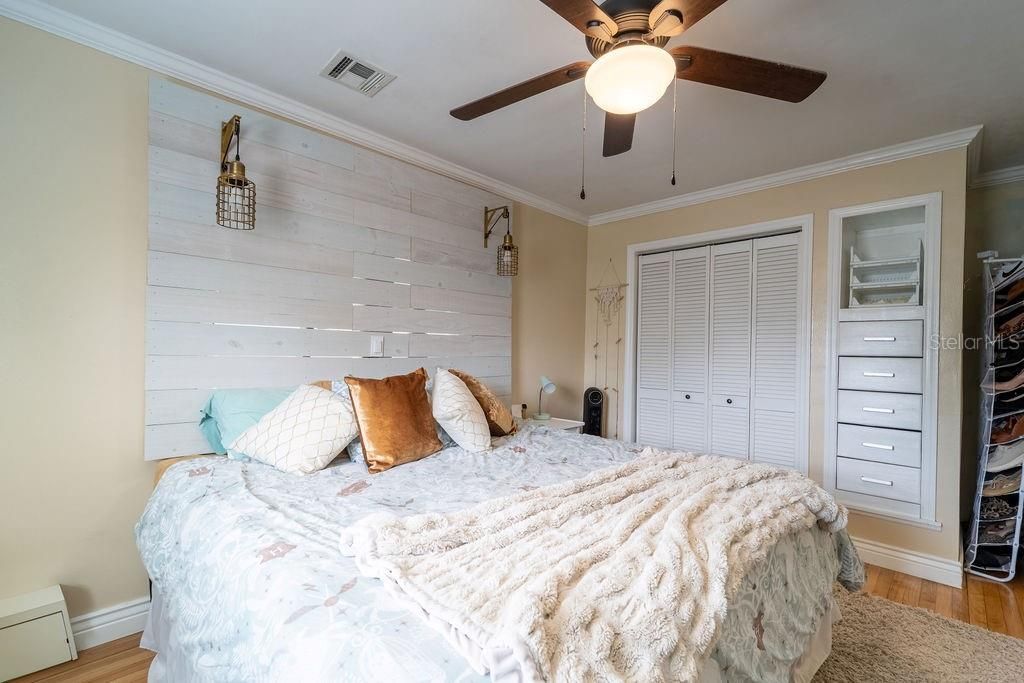 Bedroom, Interior, Wood Texture Flooring