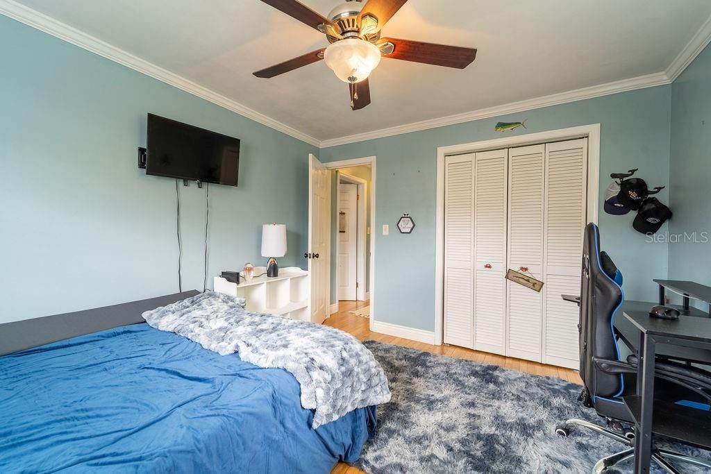 Bedroom, Interior, Wood Texture Flooring