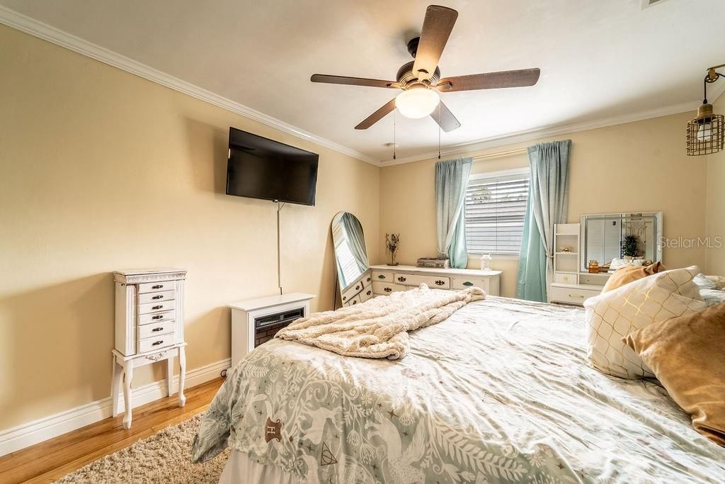 Bedroom, Interior, Wood Texture Flooring