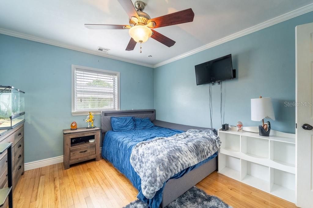 Bedroom, Interior, Wood Texture Flooring