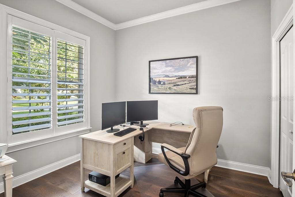 Home Office, Interior, Wood Texture Flooring