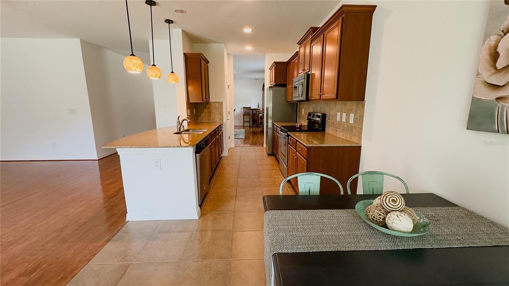 Interior, Kitchen, Pendant Lights, Recessed Lighting