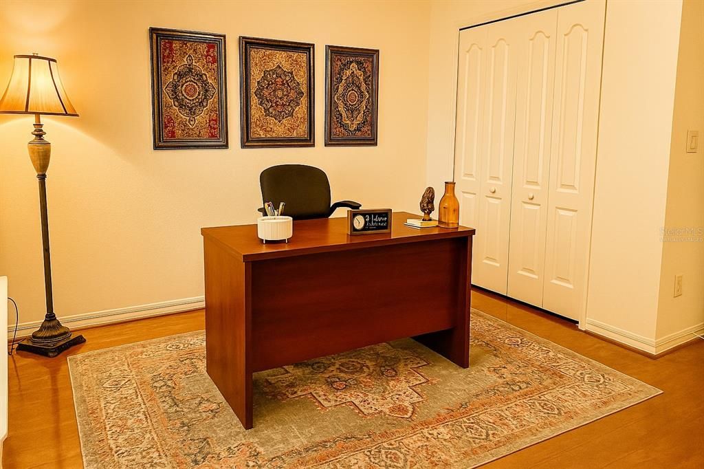Home Office, Interior, Wood Texture Flooring
