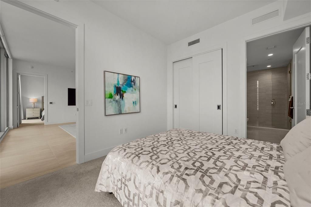 Bedroom, Interior, Recessed Lighting