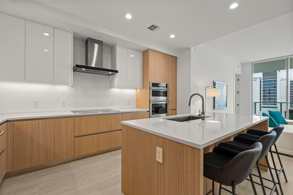 Interior, Kitchen, Recessed Lighting, Stainless Steel Appliances