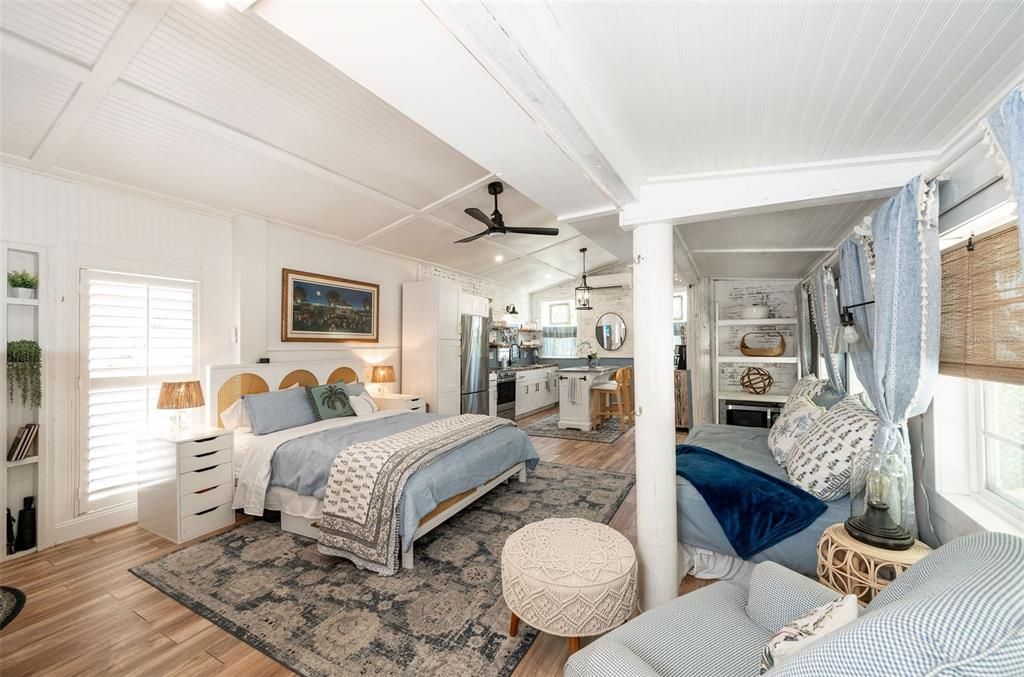Bedroom, Interior, Kitchen, Wood Texture Flooring