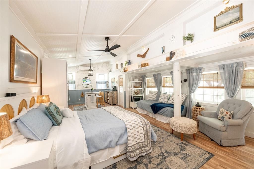 Bedroom, Interior, Wood Texture Flooring