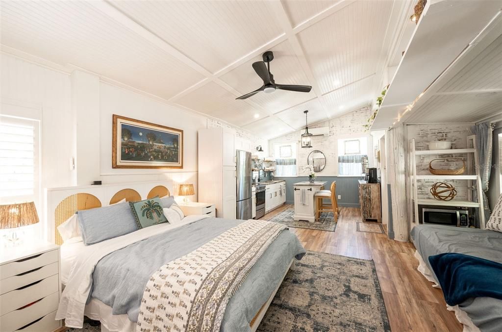 Bedroom, Interior, Kitchen, Wood Texture Flooring