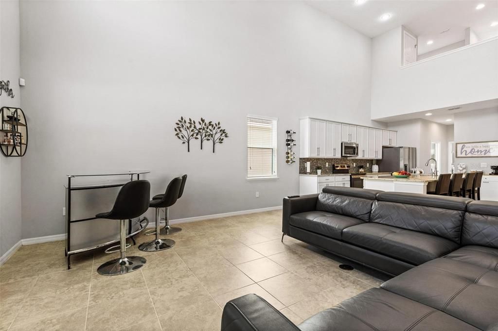 Interior, Kitchen, Living room, Recessed Lighting