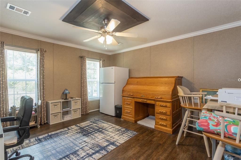 Home Office, Interior, Wood Texture Flooring