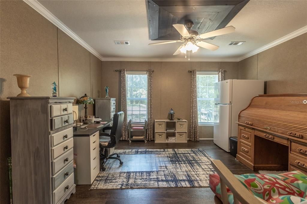 Home Office, Interior, Wood Texture Flooring