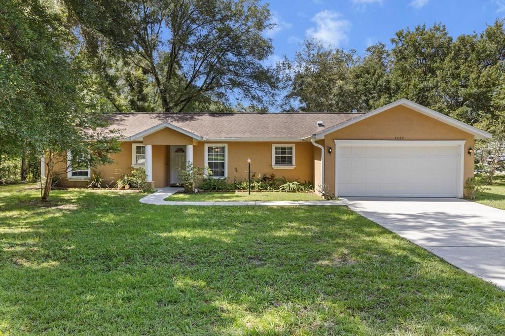 Attached, Backyard, Exterior, Facade, Ranch