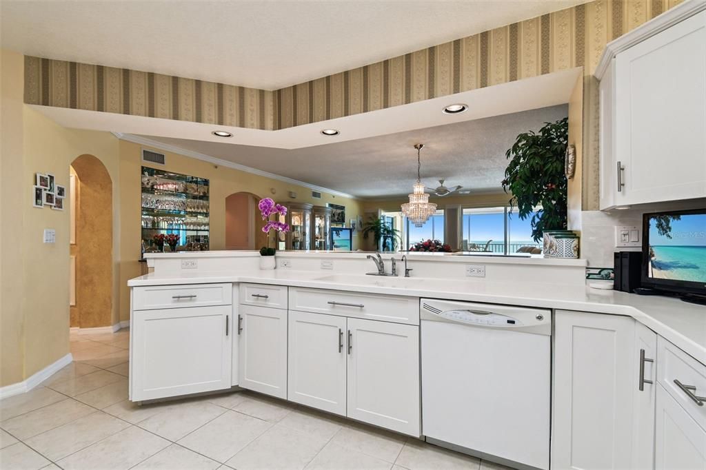 Chandelier, Interior, Kitchen, Recessed Lighting