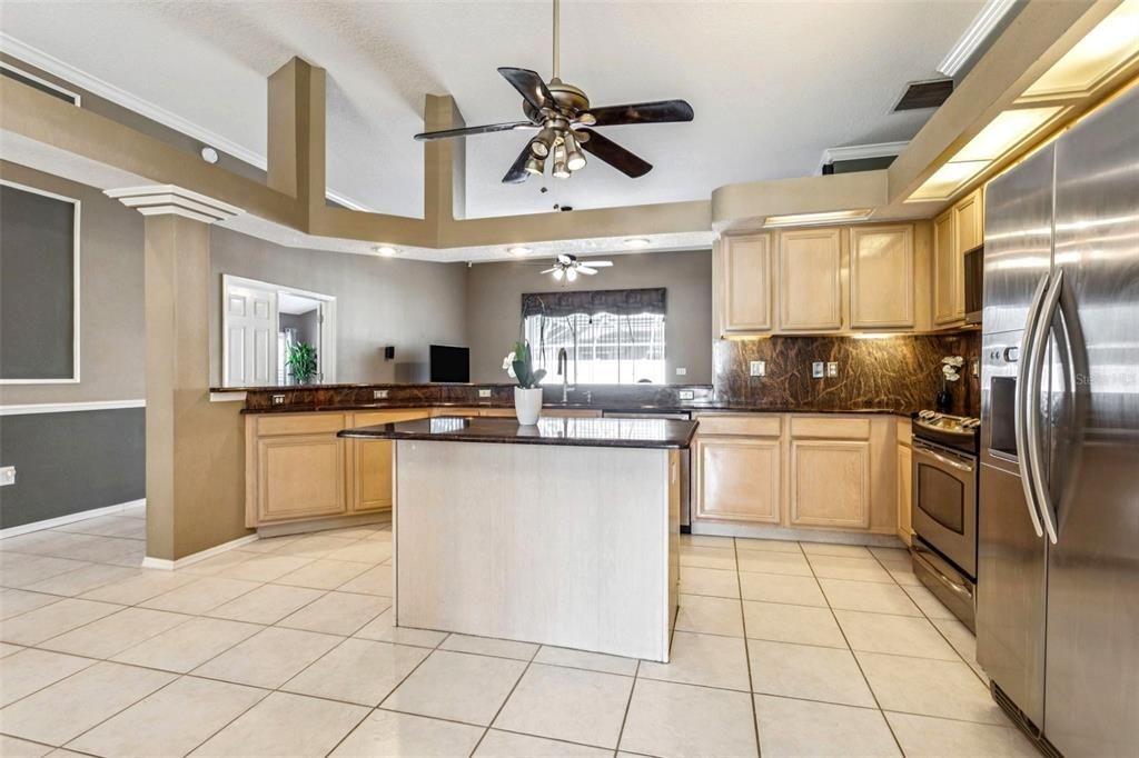Interior, Kitchen, Recessed Lighting, Stainless Steel Appliances