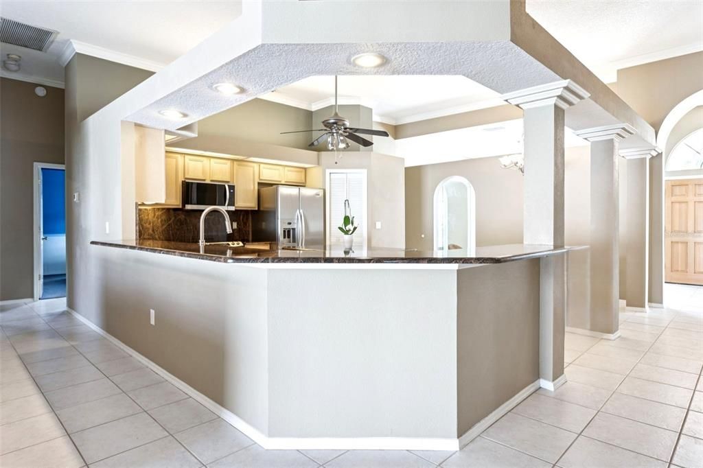 Interior, Kitchen, Recessed Lighting, Stainless Steel Appliances