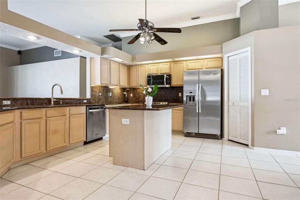 Interior, Kitchen, Recessed Lighting, Stainless Steel Appliances