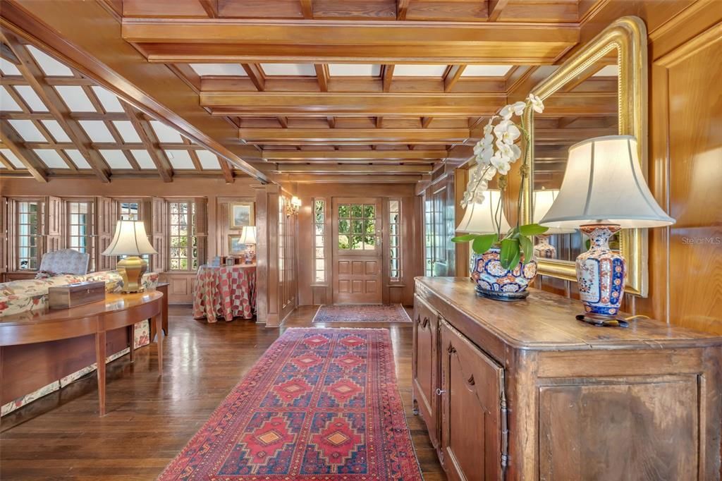 Interior, Wooden Beams, Wood Texture Flooring, Wooden Walls