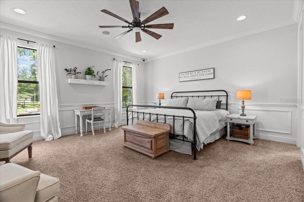 Bedroom, Interior, Recessed Lighting