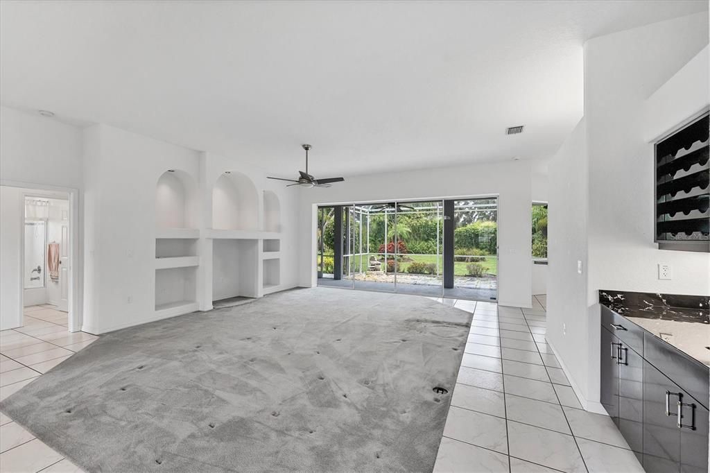 Empty room, Fireplace, Interior, Kitchen