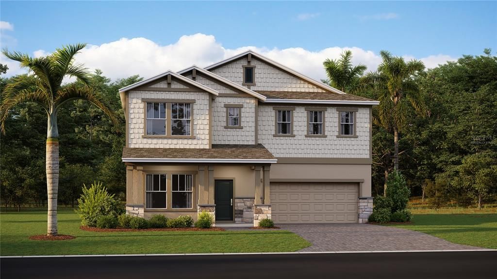 Attached, Exterior, Facade, Brick Traditional
