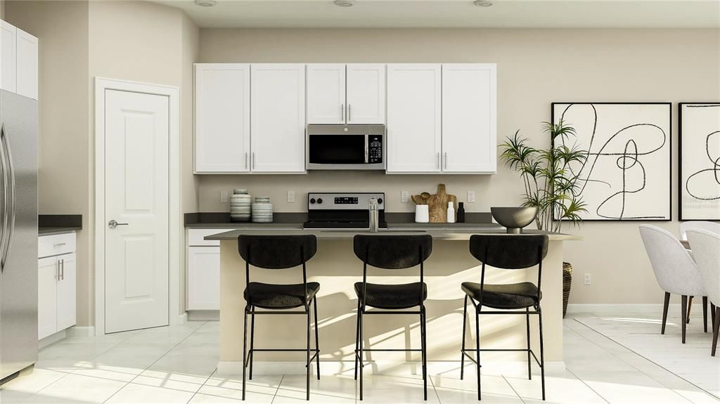 Interior, Kitchen, Recessed Lighting