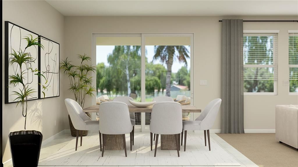 Dining room, Interior