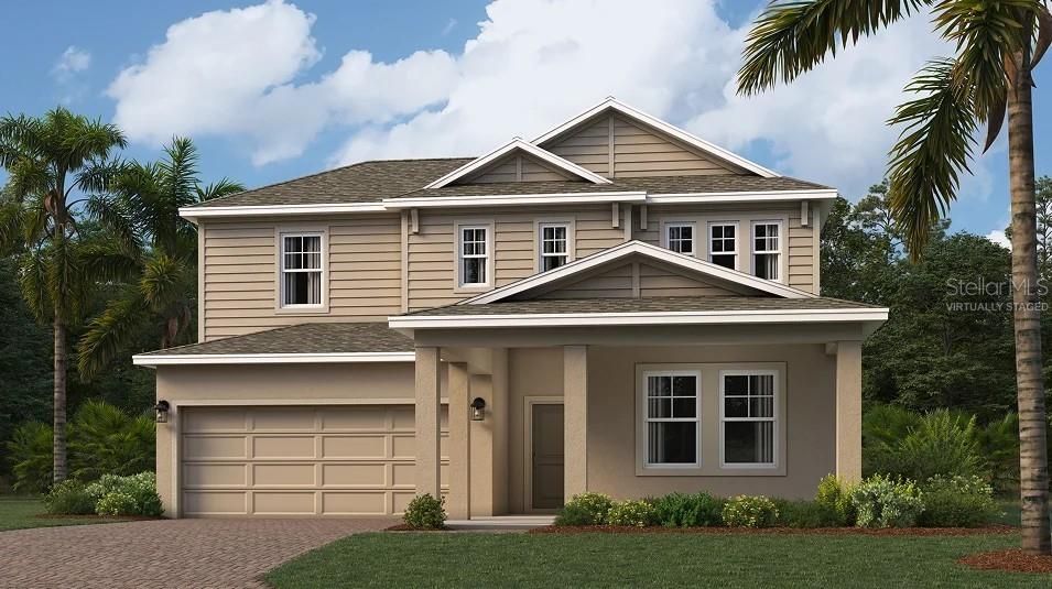 Attached, Exterior, Facade, Modern