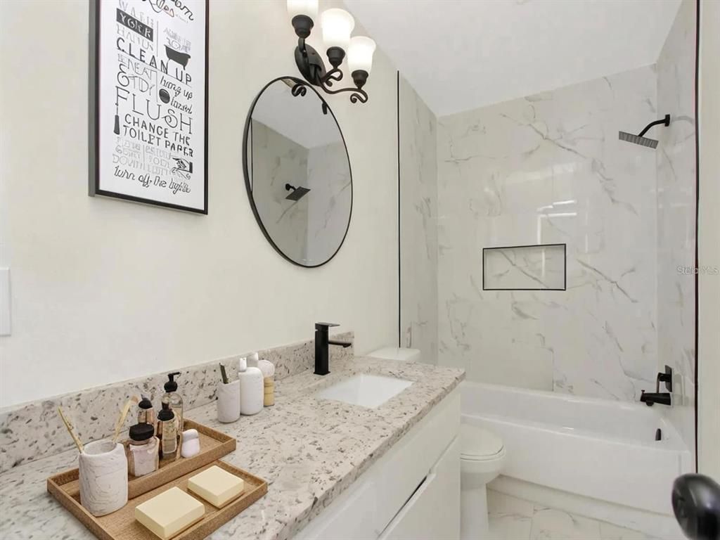 Bathroom, Glass Shower, Interior, Marble, Marble Walls