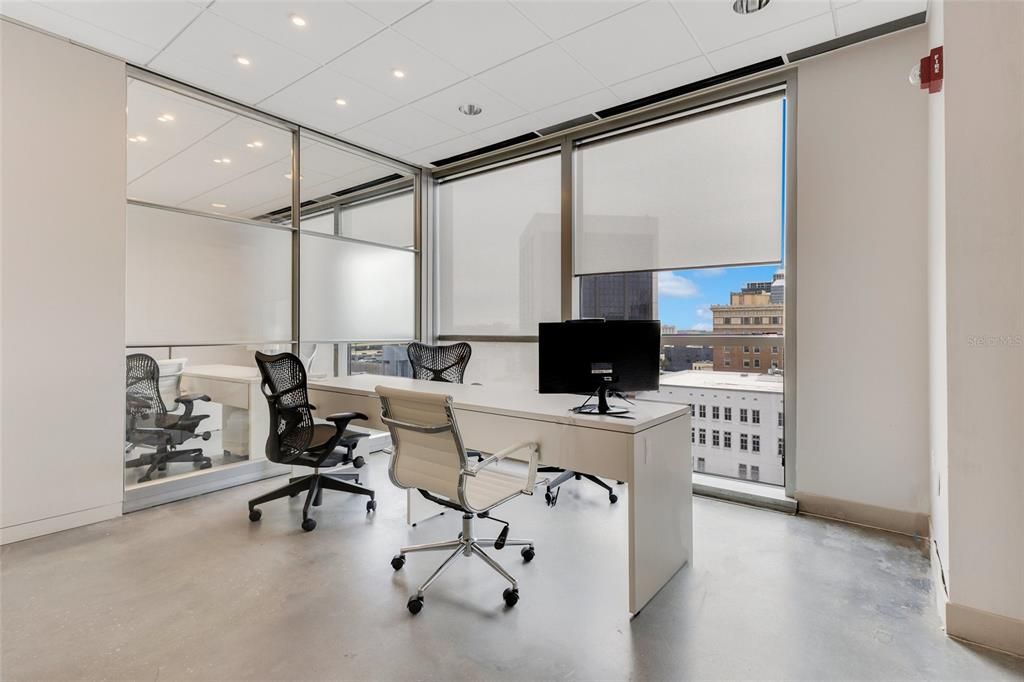 Home Office, Interior, Recessed Lighting
