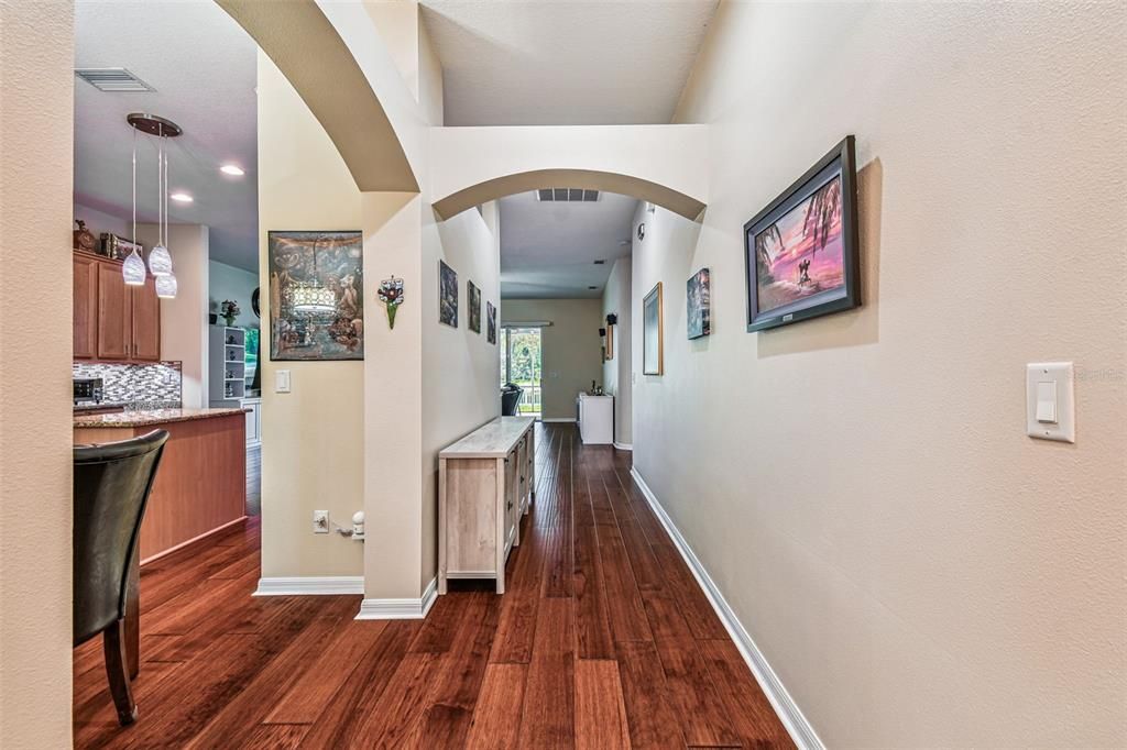 Interior, Pendant Lights, Recessed Lighting, Wood Texture Flooring