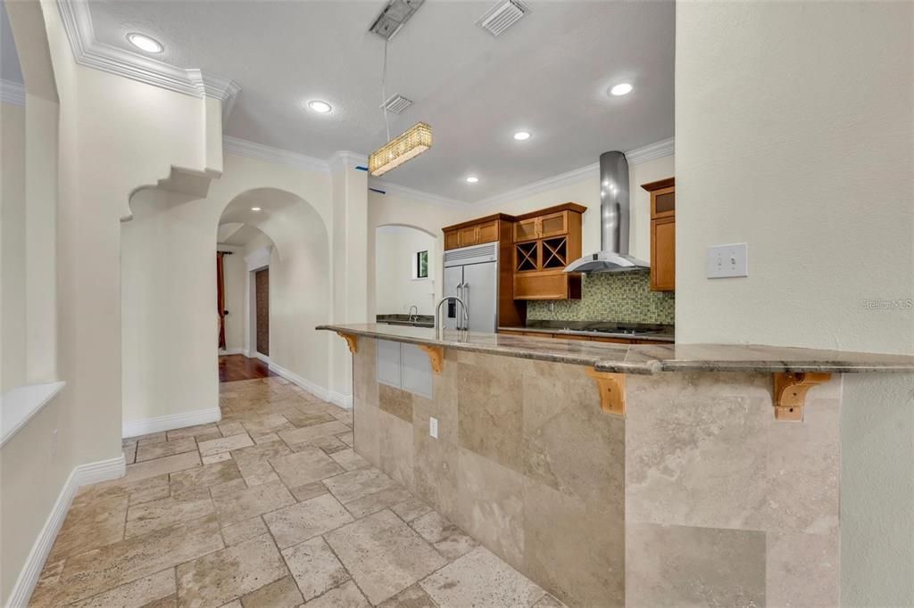 Interior, Kitchen, Pendant Lights, Recessed Lighting