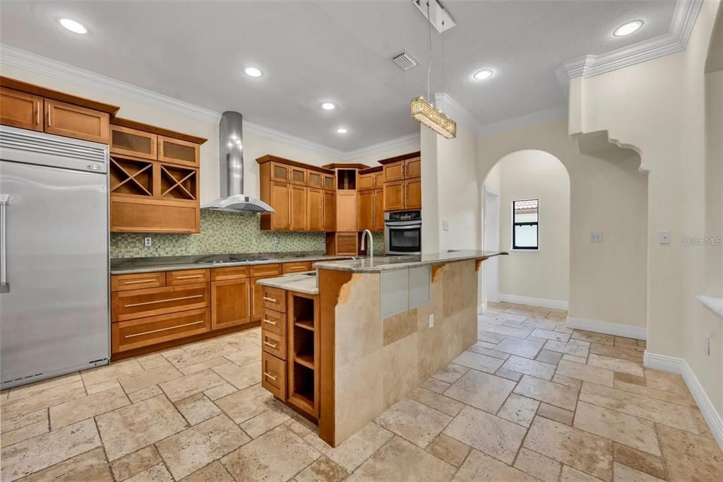 Chandelier, Interior, Kitchen, Pendant Lights, Recessed Lighting