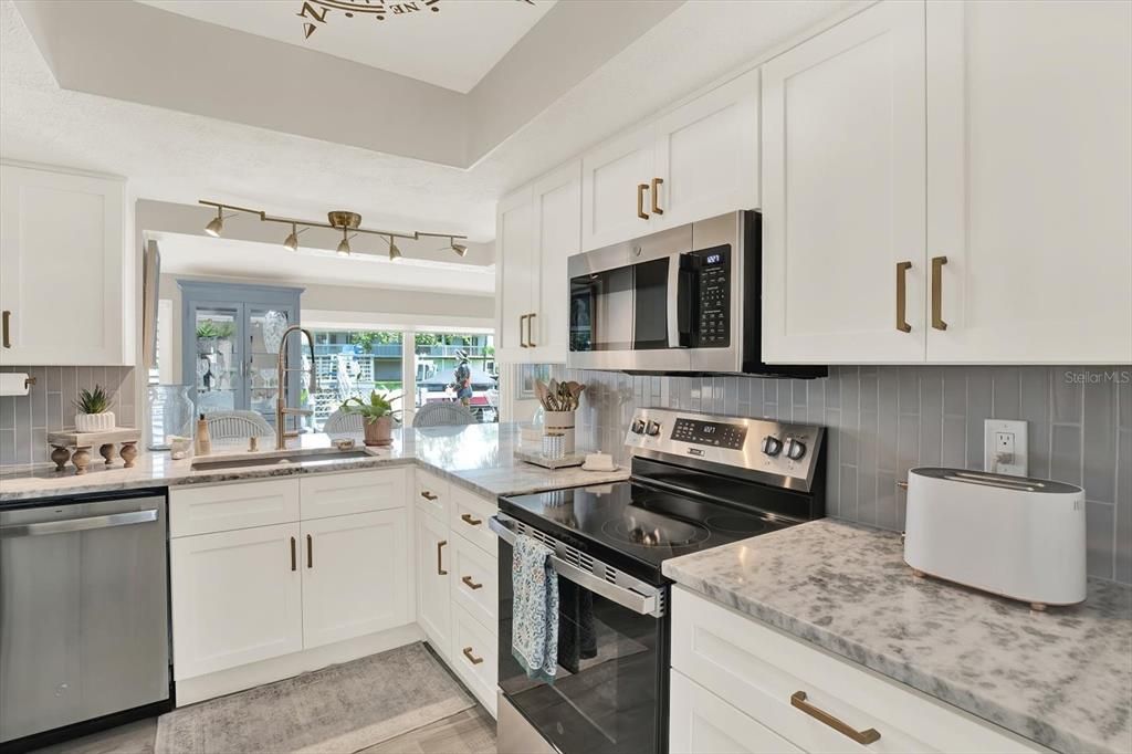 Interior, Kitchen, Stainless Steel Appliances