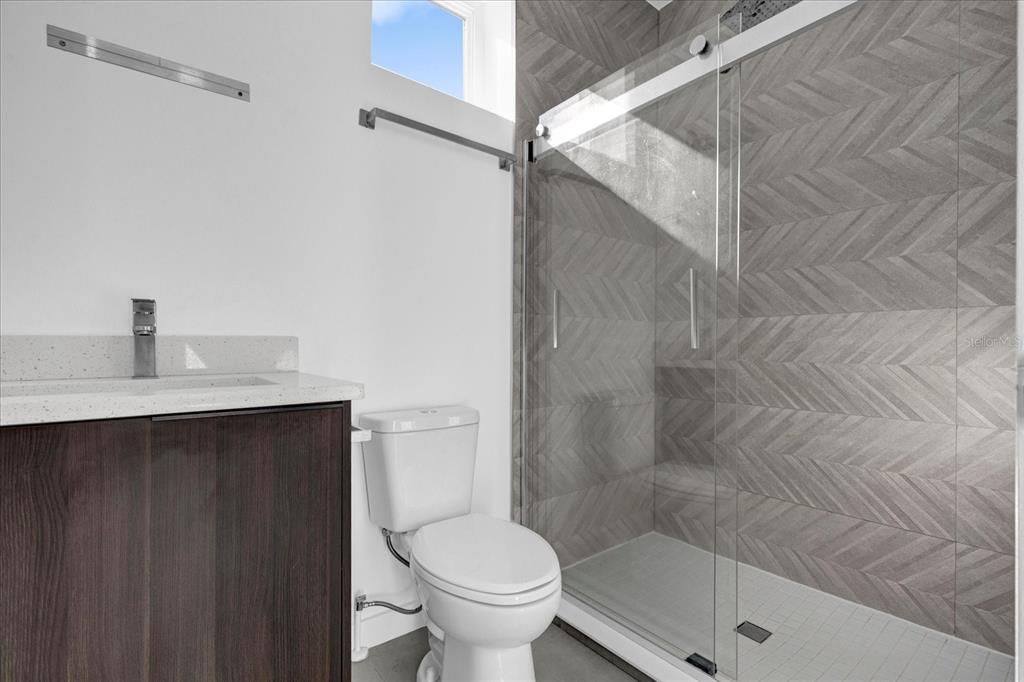 Bathroom, Glass Shower, Interior