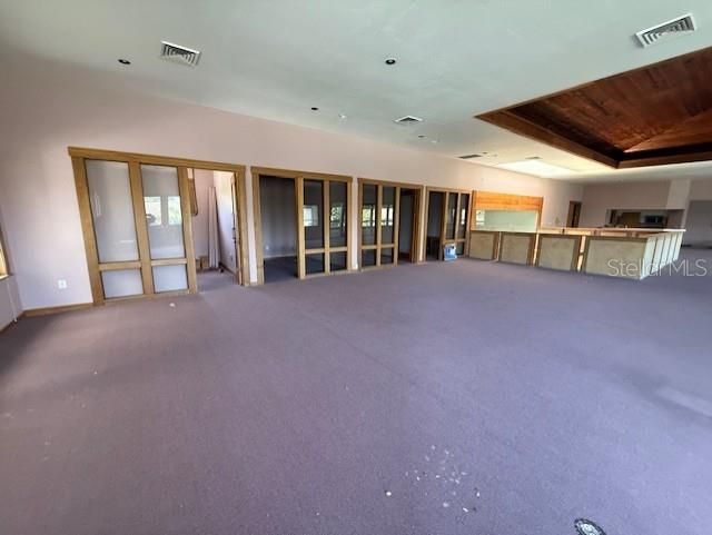 Empty room, Interior, Recessed Lighting