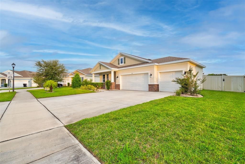 Attached, Backyard, Exterior, Facade, Ranch