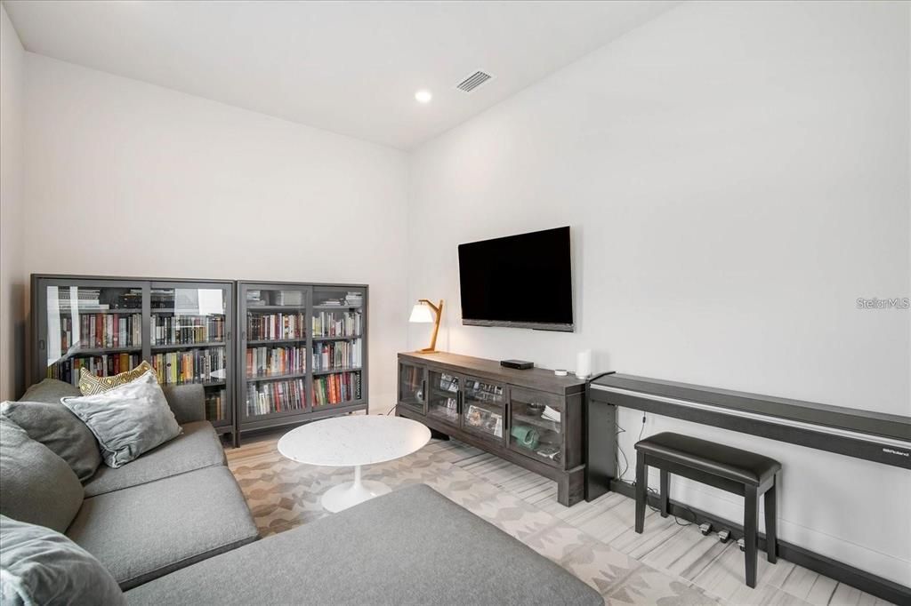 Interior, Living room, Recessed Lighting
