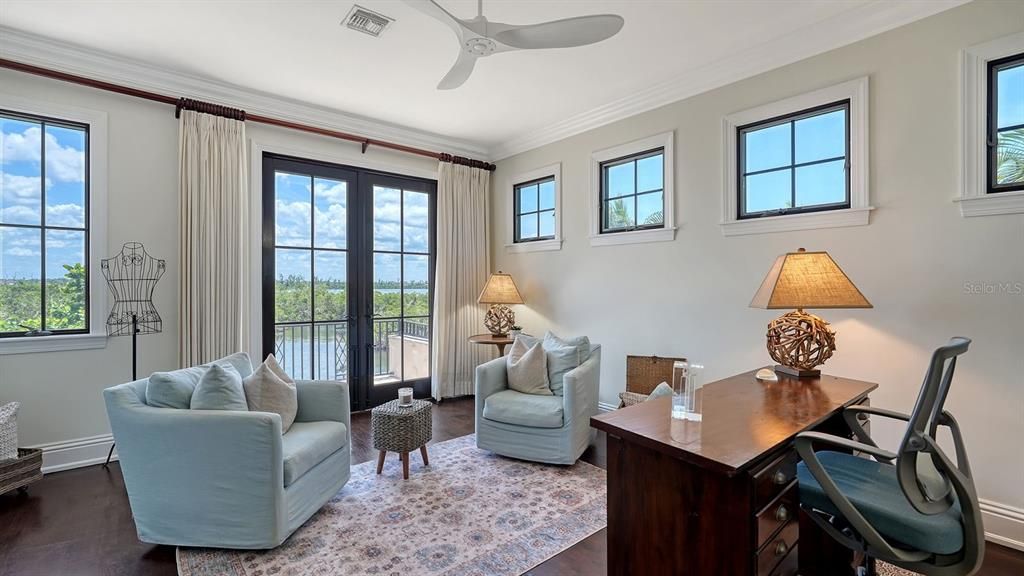 Home Office, Interior, Wood Texture Flooring
