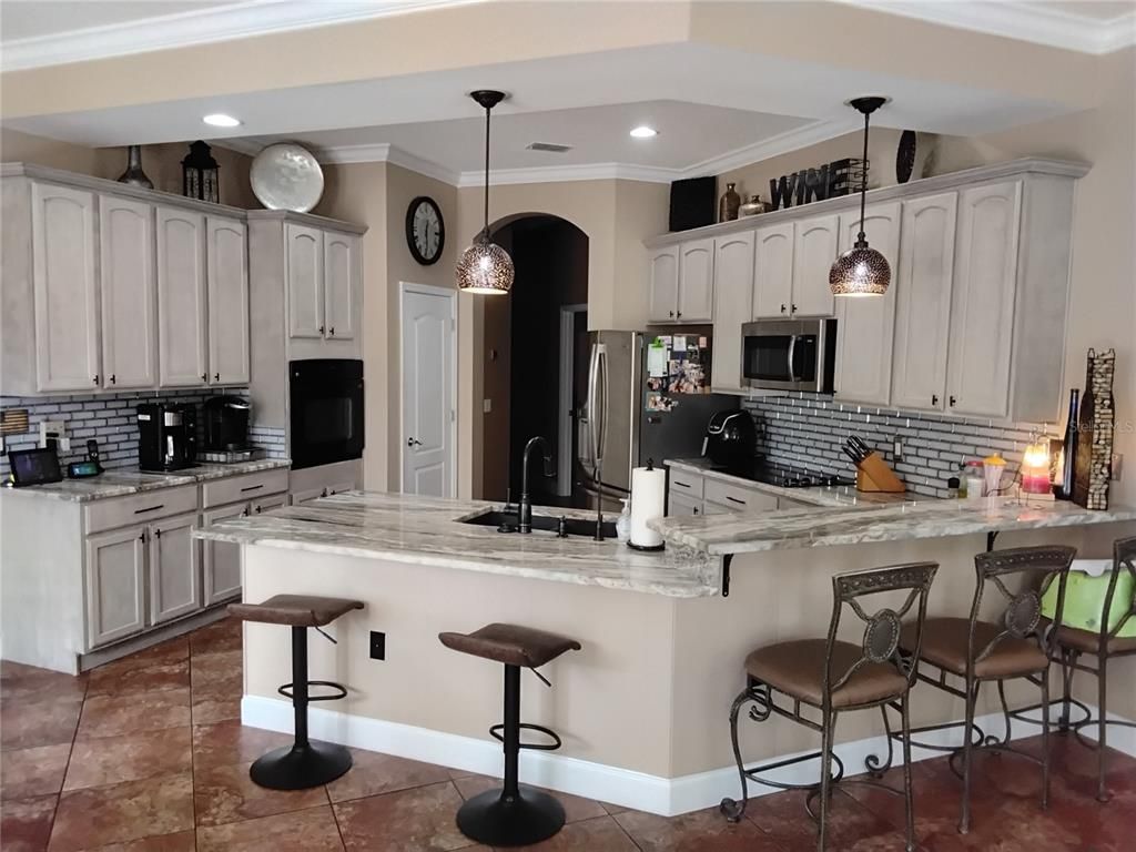 Interior, Kitchen, Pendant Lights, Recessed Lighting