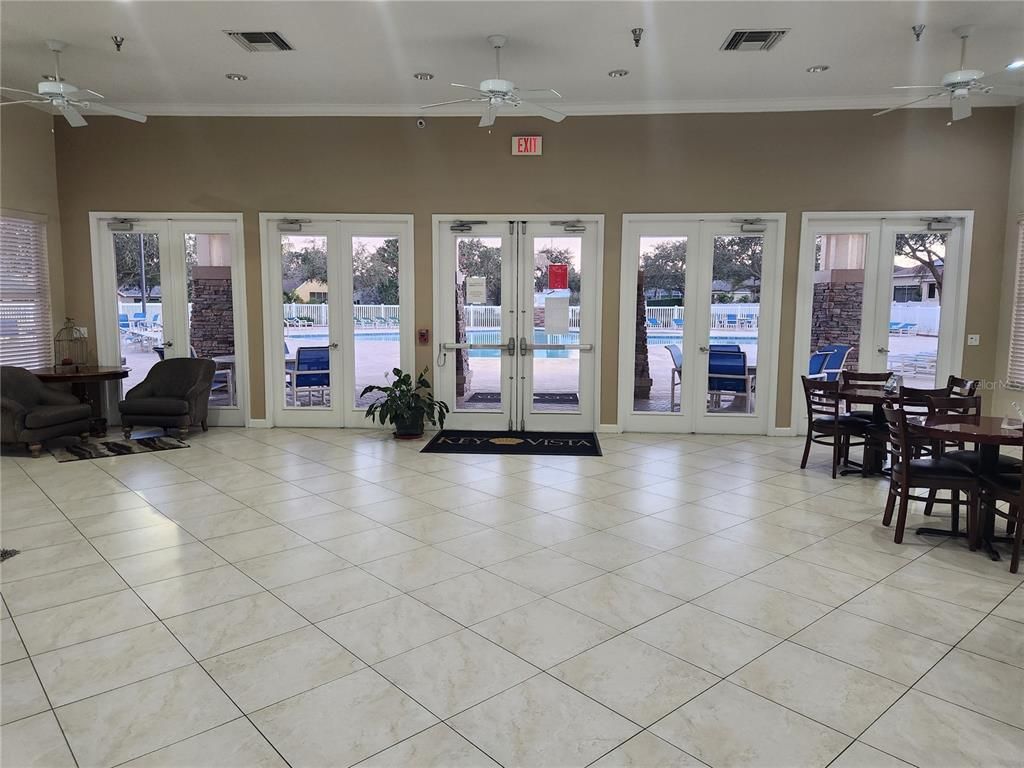 Dining room, Interior, Recessed Lighting