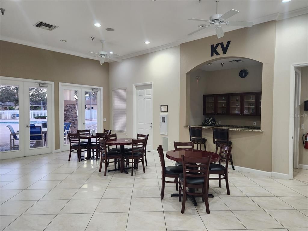 Dining room, Interior, Recessed Lighting