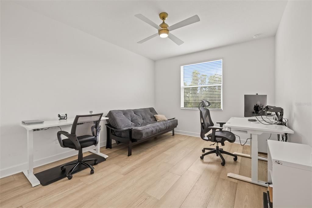 Home Office, Interior, Wood Texture Flooring
