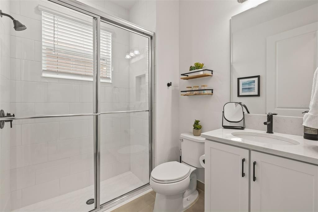 Bathroom, Glass Shower, Interior
