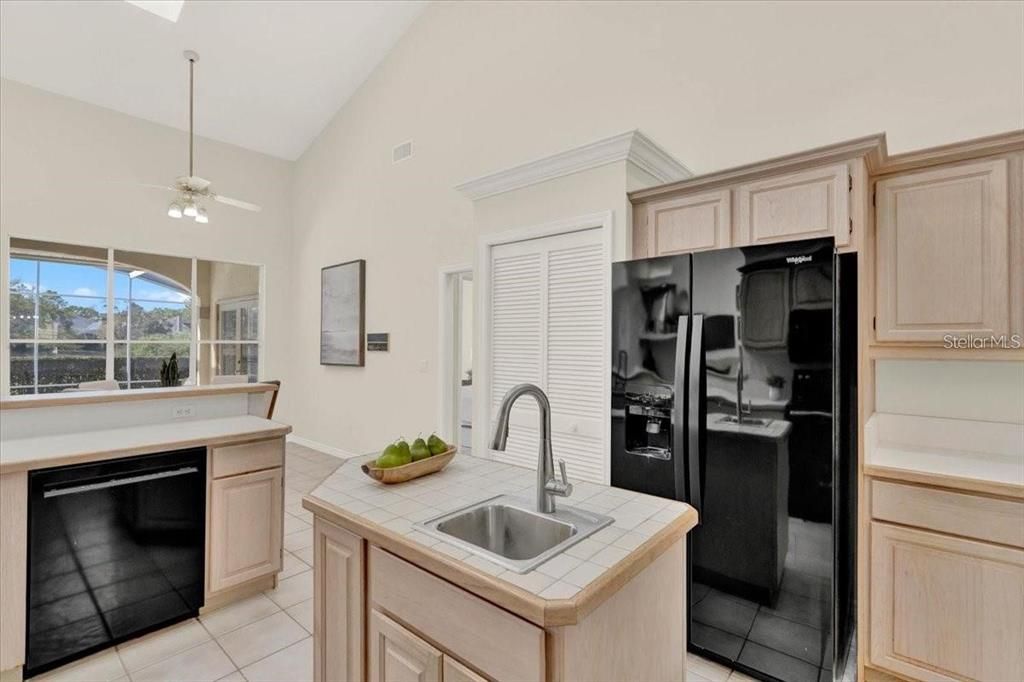 Interior, Kitchen, Tile Countertops