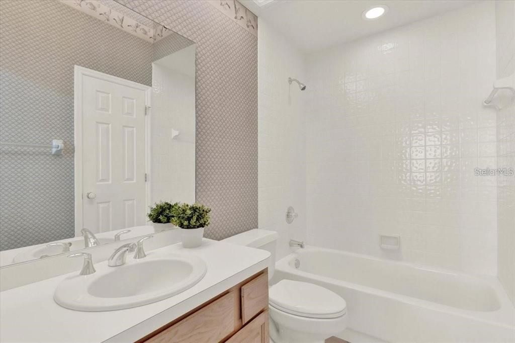 Bathroom, Interior, Recessed Lighting