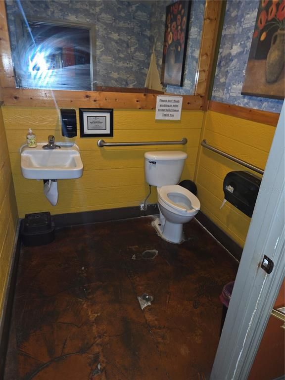 Bathroom, Interior, Wooden Walls