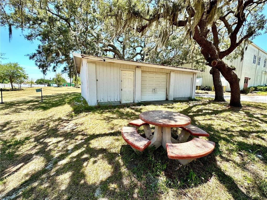 Backyard, Detached Garage, Exterior