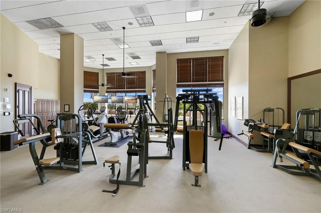 Fitness Equipment, Gym, Interior