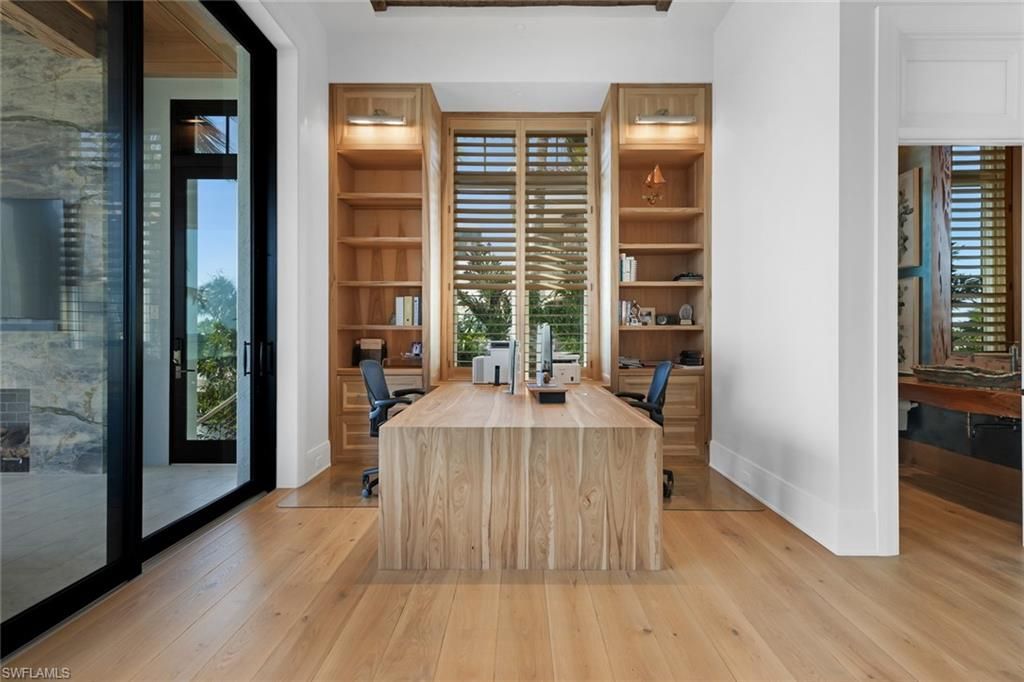 Home Office, Interior, Wood Texture Flooring