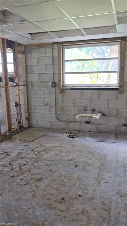 Bathroom, Empty room, Interior, Stone Walls